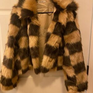 12th Tribe McKenna Brown Faux Fur